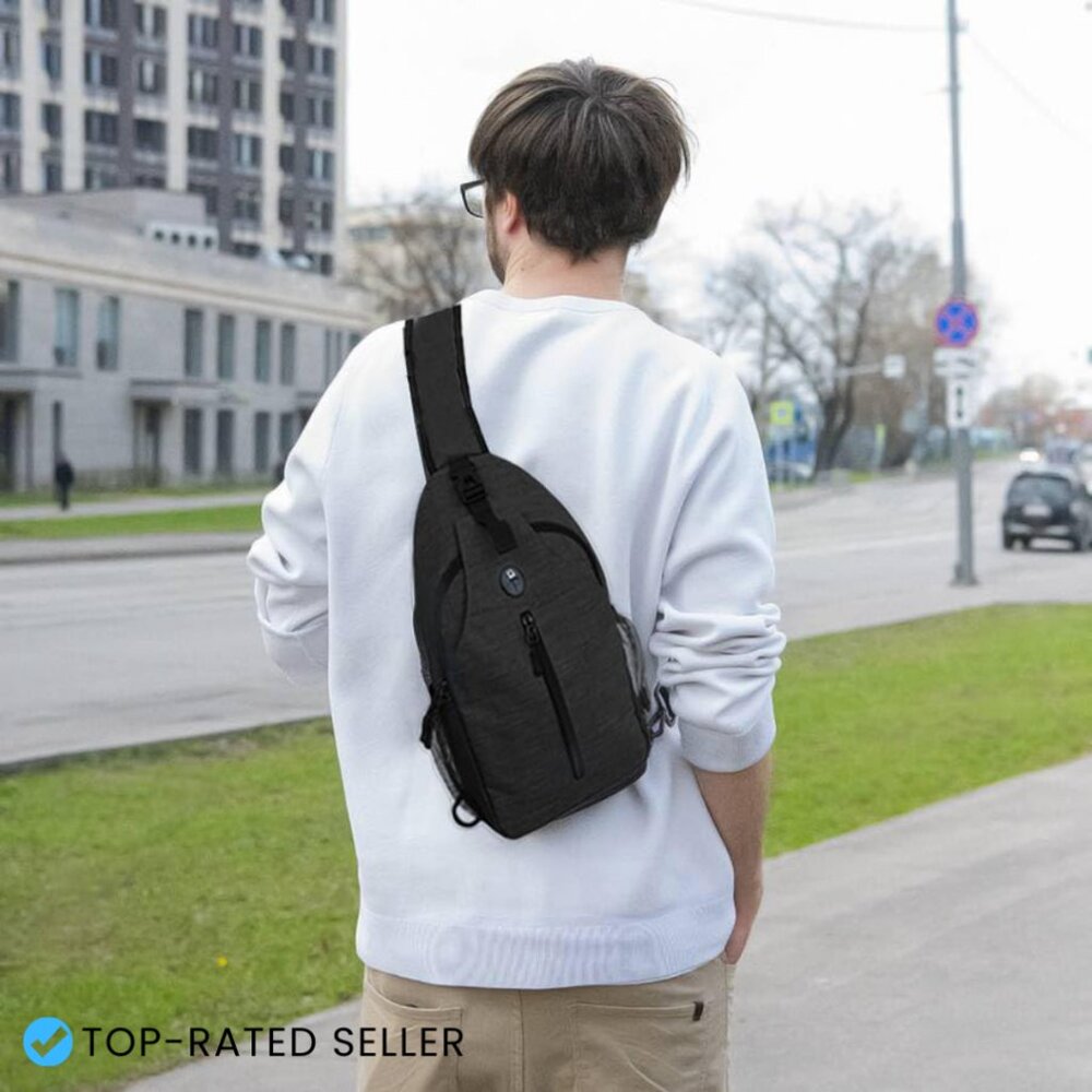 Adjustable Strap Sling Backpack Daypack Travel Hi… - image 7